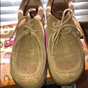 Tan thick sole nice shoe